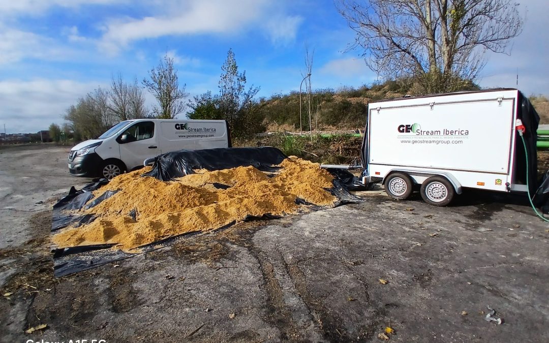 Implante EVS móvel para biopilha em complexo siderúrgico – Astúrias